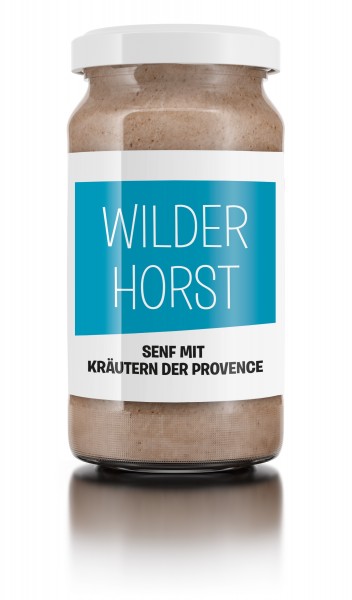 Wilder Horst - mittelscharfer Senf mit Kräutern - für Diabetiker geeignet